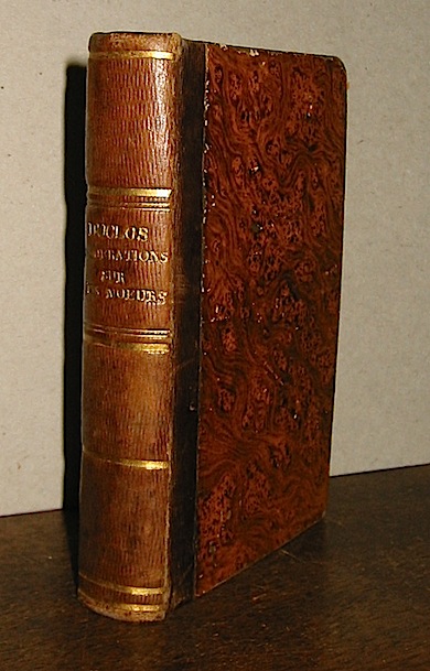 M. Duclos Considerations sur les moeurs 1823 Paris Niogret libraire